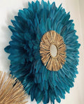JUJUHAT Bord du Nil et ses plumes bleue Paon