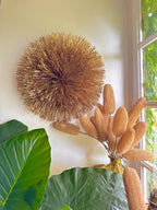 Juju Hat LE MYSTÈRE – Décoration murale en raphia naturel – Style bohème chic